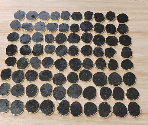 Black Agate Crystal Druzy Quartz Phone Grip - Adjustable Cell Phone Stand - Phone Gripper for Back of Phone and Tablets - Phone Grip Holder for Wa...