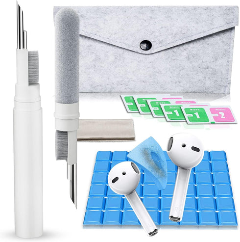 Cleaner Kit for Airpods, Earbuds Cleaning kit for Airpods Pro 1 2 3, Phone Cleaner kit with Brush for Bluetooth Earbuds Cleaner, Wireless Earphone...