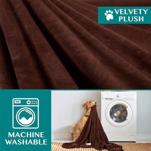 PetAmi Dog Blanket for Small Medium Dogs, Pet Bed Blanket Cat Puppy Kitten, Fleece Furniture Couch Cover Protector Sofa Car, Soft Sherpa Dog Throw...