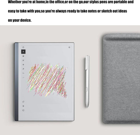 2 Pack Stylus Pen for Remarkable 2,Replacement Pen for Remarkable 1,EMR Stylus with Palm Rejection,Compatible Remarkable 1,4096 Pressure Levels(Si...