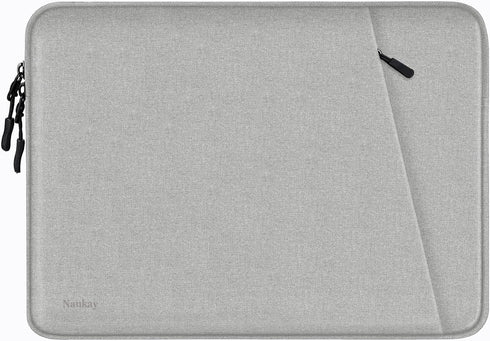 Laptop Sleeve Case 13.3 inch, Shockproof Protective Computer Cover with Accessories Pocket, Laptop Bag Compatible with MacBook Air/Pro 13-13.3 inc...