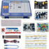 BOJACK 37 Values 480 Pcs Electronics Component Fun Kit with Power Supply Module, Jumper Wire,Precision Potentiometer,830 tie-Points Breadboard Com...