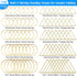 100Pcs Earring Beading Hoops for Jewelry Making,50Pcs Round Earrings Findings Hoops 50Pcs Triangle Earring Beading Hoops for DIY Craft Jewelry Mak...