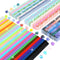 2160 Sheets Stars Paper Strips, 4 Packs Double Side Origami Star Paper, Folding Paper Strips, Lucky Star Strips Paper, Star Origami Paper for Kids...