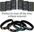 Sumind 36 Pcs Softball Motivational Bracelets Softball Themed Inspirational Stretch Silicone Rubber Wristbands with Motivational Sayings for Sport...