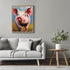 Posterizer 1 pcs- cute little pig having a stroll in nature-Art for Animal Lovers-Abstract & Modern Art- Decor for Home & Office- unframed wall ar...