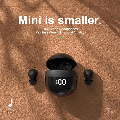 Invisible Mini Earbuds Wireless Bluetooth, Low Profile Micro Smallest Tiny Discreet Hidden Earbuds for Work, Small Headphones, Invisible Sleep Wir...