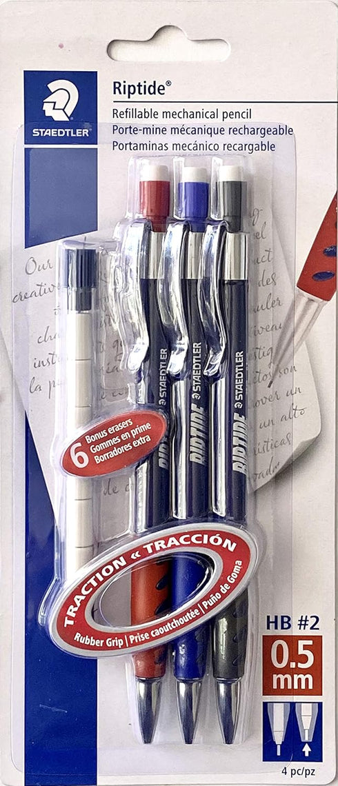 Staedtler Riptide Mechanical Pencil Sets 0.5 mm set of 3...