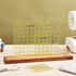 5-Slot Wooden Quilting Ruler Stand and Template Organizer, Sewing Accessories and Supplies 17 x 4 in...