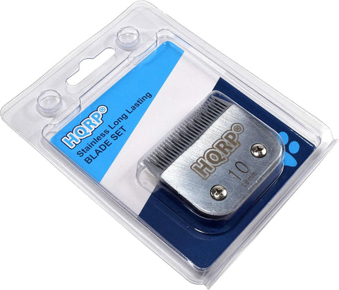 HQRP Animal Clipper Blade Compatible with Oster Size-10 CryogenX Professional 078919-046-005 78919-046 Pet Grooming 76918-126 Classic 76, Star-Teq...