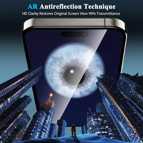 YMHML 3 Pack for iPhone 15 Pro Max/iPhone 15 Plus Screen Protector, Military Grade Tempered Glass HD Clear Film Case Friendly Screen Protector iPh...