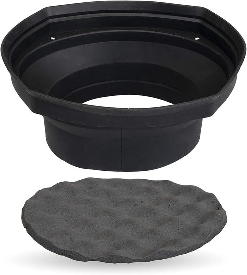 NVX XBAF68 2 Piece Universal 6" x8” and 5"x7" Silicone Rubber Speaker Baffles with Self Adhesive Foam Base Pad......