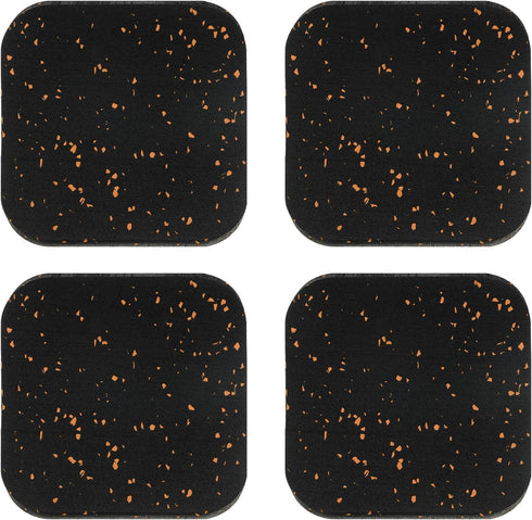 PATIKIL Treadmill Mat, 4 Pcs Exercise Equipment Mat Noise Reduction for Floor Protection, Washing Machine Pads, Anti Vibration Rubber Mats for Bik...