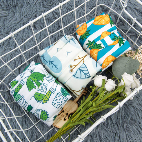 babygoal Wet Dry Bags for Baby Cloth Diapers, Washable Travel Bags, Beach, Pool, Gym Bag for Swimsuits & Wet Clothes with Two Zippered Pockets 3 P...