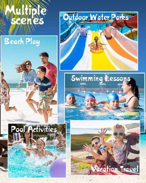 Babygoal Reusable Baby Girl Swim Diapers 3 Pack - Adjustable Washable for 0-8 Months Infants - Ideal for Swimming Lessons - Flower Design...