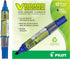 PILOT V Board Master Refillable Dry-Erase Markers, Bullet Tip, Blue Ink, 12 Count...
