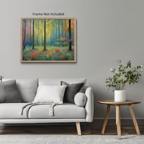 Posterizer 1 pcs- beautiful jungle trees scenary landscape 1-Landscape & Nature Art-Floral Botanical Art- Decor for Home & Office- unframed wall a...