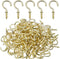 Aylifu Ceiling Screw Hooks, 100 Pieces 3/4 Inch Cup Hooks Screw-in Hooks for Hanging Plants Mug Cup, Gold...