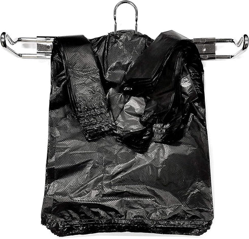 Wall Mount Plastic Grocery Bag Holder/Dispenser - T-Shirt Bag Rack - Includes Screws, 1 Unit...