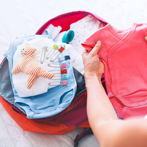 30 pcs Baby Safety Diaper Pin with Plastic Head Animal Pattern 2.4 Inch Secure Clips for Fastening Baby Clothes Diaper Napkins Stainless Steel Kid...