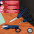 SINGER ProSeries Sewing Scissors Bundle, 8.5" Heavy Duty Fabric Scissors, 4.5" Detail Embroidery Scissors, 5" Thread Snips with Comfort Grip (Dark...
