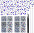 Hotfix Rhinestones, Cridoz 6040Pcs Hot Fix Rhinestones Crystal AB Stud with Tweezers and Rhinestone Picker Tool Pens for Bedazzler Crafts on Fabri...