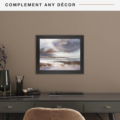 MCS Studio Gallery 11x14 Picture Frame Black Woodgrain, Rectangle Photo Frame for Photos, Posters & Art Prints (1-Pack)...