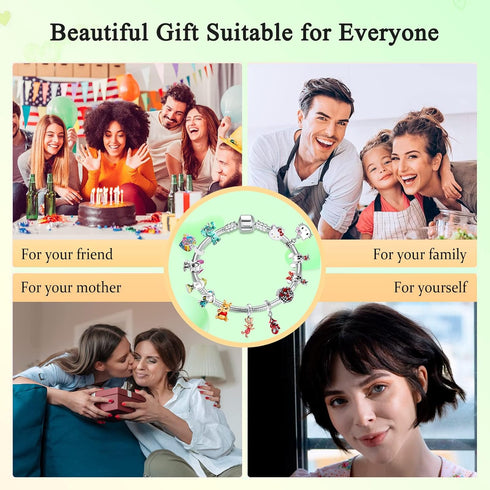 925 Sterling Silver Charms for Bracelets fits Pandora bracelet Dangle Pendant Bead ?Mother's Day Gift Jewelry for Women Bracelet&Necklace...