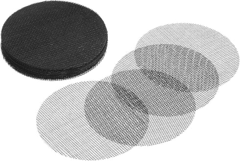 PATIKIL Flower Pot Hole Mesh Pad, 50 Pack 4 Inch Bonsai Plant Bottom Round Mat, Black...