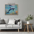 Posterizer 1 pcs- cute dolphin in the water-Art for Animal Lovers-Landscape & Nature Art- Living Room Bedroom Decor- unframed wall art...