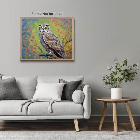 Posterizer 1 pcs- beautiful wild own in the wildnerness-Art for Animal Lovers-Landscape & Nature Art- Living Room Bedroom Decor- unframed wall art...