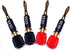 CNCESS CESS-061 Spade Fork Binding Post to Banana Plugs Amp Speaker Adapter, 4 Pack...