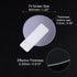 5pcs Watch Glass Screen Protectors 31mm Violet Tempered Glass High AL Anti-Glare 9H Hardness 2.5D Anti-Scratch Anti-Explosion Smartwatch Screen Pr...