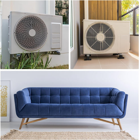 PATIKIL Multi Purpose Rubber Spacer, 4 Pcs 2"OD 0.3"ID 1.6"Thick Neoprene Round Anti-Vibration Isolation Pads Isolator Rubber Bushings Spacer Wash...