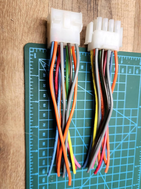 12 pin molex Connector Plug Male Female Set with Pigtails for Automotive, Home Audio, car Audio, Motorcycle, ATV Boats, Trucks, Trailers, Arcade H...