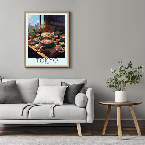 Posterizer 1 pcs-travel poster-Tokyo Japan-Adventure Wall Art Gift for Men Women Entrepreneur Teens Decor for Home & Office- unframed wall art...