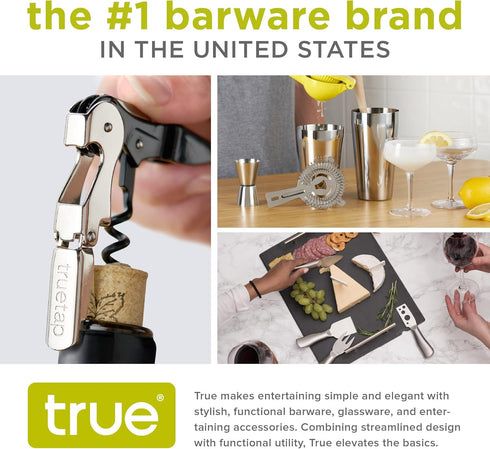 True Ace Measured Liquor Pour Spout, 1/2 Ounce Pourer, Fits Standard Liquor Bottles, Bar & Cocktail Accessories, Plastic, Set of 1...