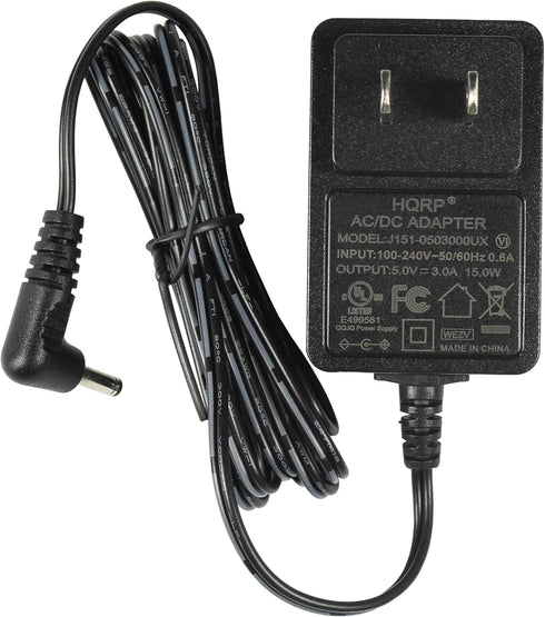 HQRP 5V AC Adapter Compatible with VIZIO SB2920-C6 29-Inch 2.0 Channel Sound Bar Power Supply Cord Adaptor SB2920C6 Simsukian SK01G-0500100U + Eur...