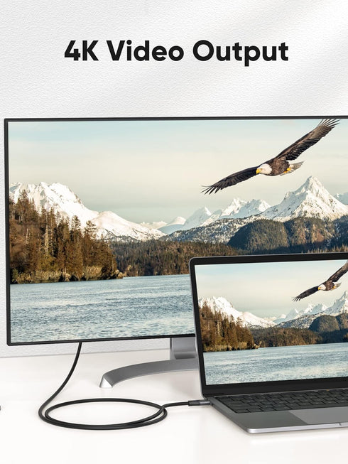 CableCreation USB C to USB C Cable 5FT, 10Gbps USB C to C Data Cable, 4K Video Output, 100W Fast Charging Cable for Android Auto, USB C External S...