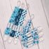 Babygoal Ocean Blue Pacifier Clips, 6 Pack Binky Paci Holder Clips and Leash for Boys and Girls Fits for Most Pacifier, Binkie Styles & Baby Teeth...