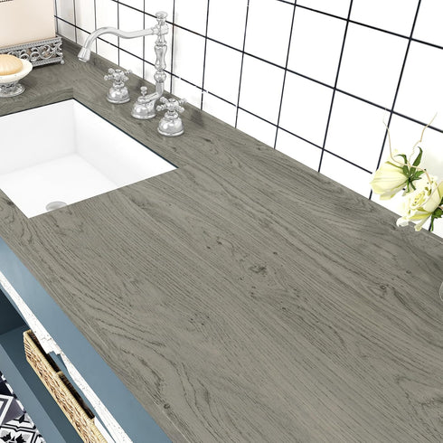 WESTICK Wood Grain Contact Paper Peel and Stick Wood Wallpaper for Cabinets Removable Rustic Wood Grain Contact Paper for Countertops Waterproof F...