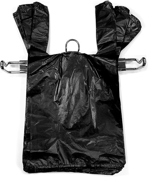 Wall Mount Plastic Grocery Bag Holder/Dispenser - T-Shirt Bag Rack - Includes Screws, 1 Unit...