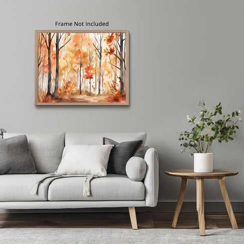 Posterizer 1 pcs- beautiful jungle trees scenary landscape 13-Landscape & Nature Art-Floral Botanical Art- Decor for Home & Office- unframed wall ...