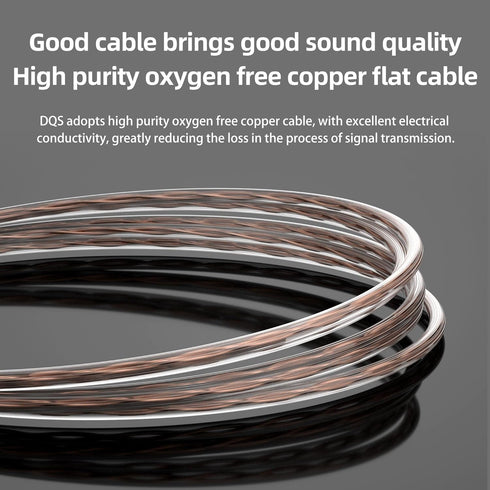 KZ DQS Wired Earbuds Dynamic Driver in Ear Monitor Headphone Semi-Open HiFi Bass Earphone 2pin 3.5mm Gaming Earbuds (with Mic)......