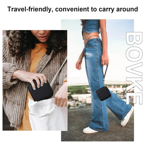 BOVKE Carrying Case Compatible with Anbernic RG35XXSP Handheld Game Console, RG35XXSP Clamshell Retro Games Consoles Flip Hand-held System Holder ...