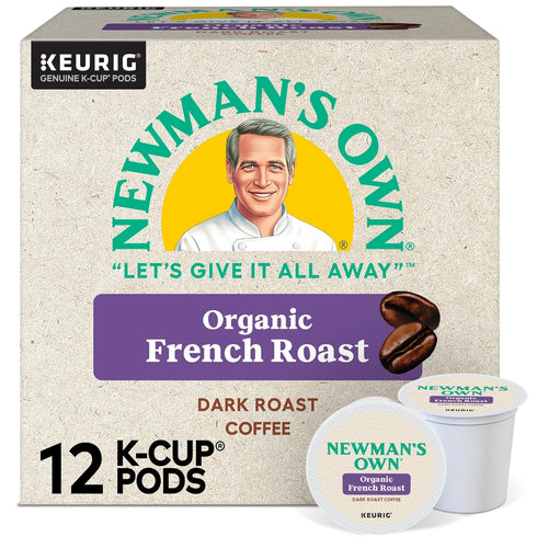 Newman's Own Organics French Roast Coffee K-Cup, 12 ct...
