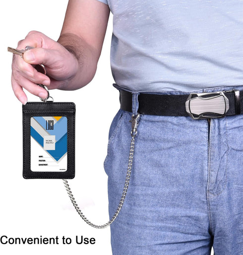 wisdompro Keychain, Heavy Duty 16 Inch Pocket Keychain Wallet Chain with Lobster Clasp and 2 Keyrings for Jeans Pants...