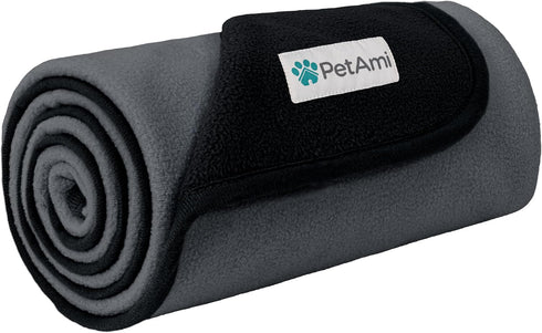 PetAmi Waterproof Dog Blanket for Small Medium Pets Dogs Cats, Pet Couch Cover Protector for Furniture, Reversible Washable Soft Fleece Cat Blanke...