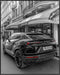 Posterizer 1 pcs-modern chic black car passing by luxury stores 1-Photography Art- Gift for Women, Fashionistas, Designer Fashion Fans-Decor for H...