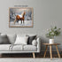 Posterizer 1 pcs-majestic horse in snowy winter scene-oil painting style-5-Art for Animal Lovers-Landscape & Nature Art-Decor for Home & Office- u...